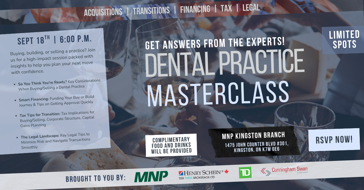 (Kingston, ON) Dental Practice Masterclass